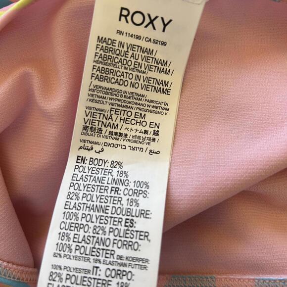 Roxy Palm Tree Floral Full Coverage Bikini Bottom Swimwear Kids Girls Size 16 - Picture 4 of 4